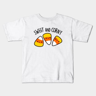 Sweet And Corny Cute Corn Pun Kids T-Shirt